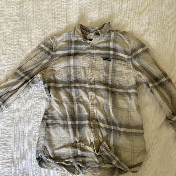 calvin klein flannel - Picture 1 of 3